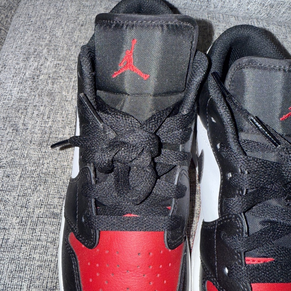 Nike Air Jordan Red and Black Sneakers